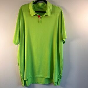 Zyia Active Polo Shirt Athletic Training‎ Golf Neon Green XXL